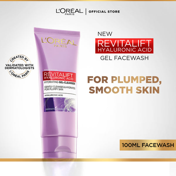 L’Oréal Paris - Revitalift Hyaluronic Acid Hydrating Gel Facewash 100ml