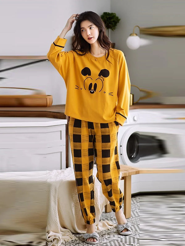 VYBE -  New Mickey Eye Printed PJ Suit