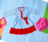 The Original kids - 1 Piece cherry Stripe Kid/Baby Girl Frock