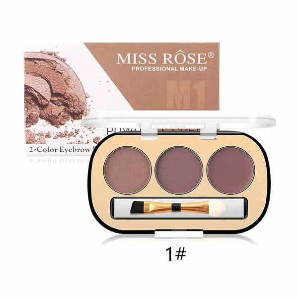 Miss Rose - 3-Color Long-lasting waterproof Eyebrow Powder-01