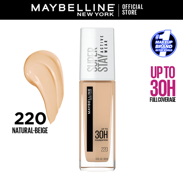 Maybelline New York- Superstay 24H Full Coverage Liquid Foundation - 220 Natural Beige