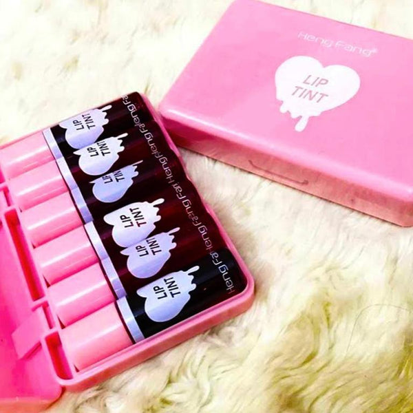 The Original -Korean 6 Colors Lip Tint Stain Set