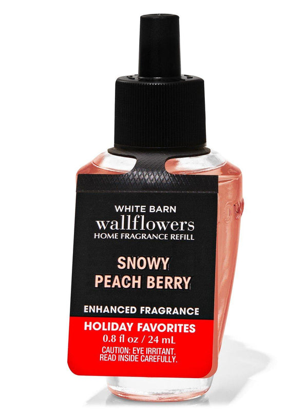 Bath & Body Works - Snowy Peach Berry Wallflower Refills 24ml