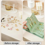 The Original Multi-layer PU Leather Jewelry Storage Book Type Originizer green