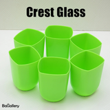 Home.Co - 6pcs Plastic Glass Set (Random Color)