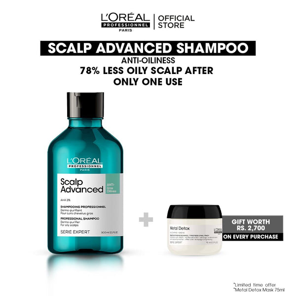 L'Oreal Professionnel Serie Expert Scalp Advance Shampoo 300 ML - For Oily Scalp