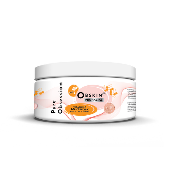 Obskin - Pro-Facial Pink Clay Mud Mask, 300 ml