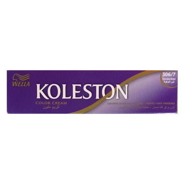 Wella- Koleston Intense Hair Color Cream 306/7 Chocolate Brown by Brands Unlimited PVT priced at #price# | Bagallery Deals