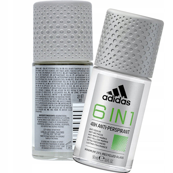 ADIDAS Cool & Dry 6IN1 ROLL-ON ANTIPERSPIRANT 50ml EU