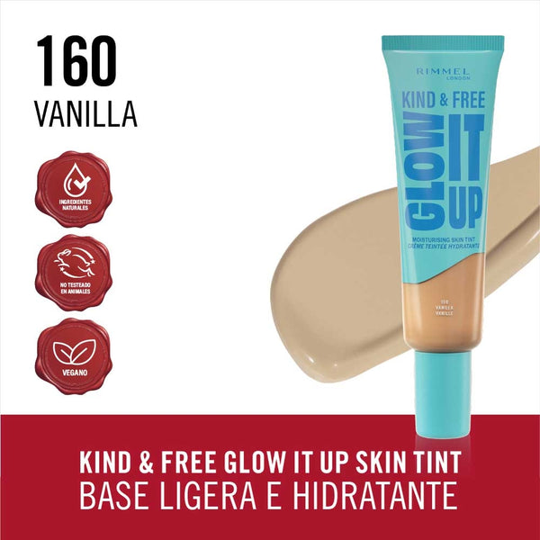 Rimmel Kind &  Free Liquid foundation 30Ml Moisturising Vanilla Iv