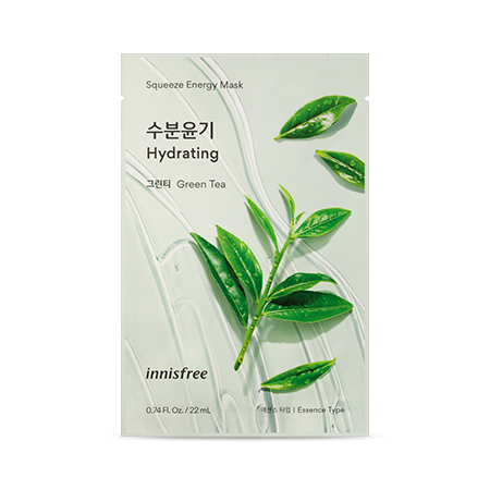 Innisfree - Squeeze Energy Mask Sheet 20ml Green Tea