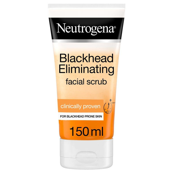 Neutrogena- Blackhead Eliminating Facial Scrub with Purifying Salicylic Acid, 150ml - FOC