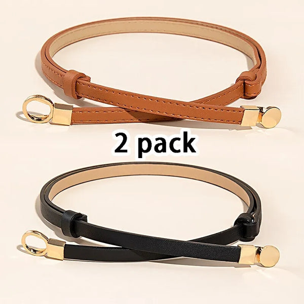 The Original Shein Belt- 2Pcs Minimalist Belt