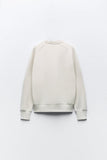 Zara Basic Oversized Sweatshirt