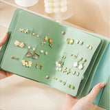 The Original Multi-layer PU Leather Jewelry Storage Book Type Originizer green