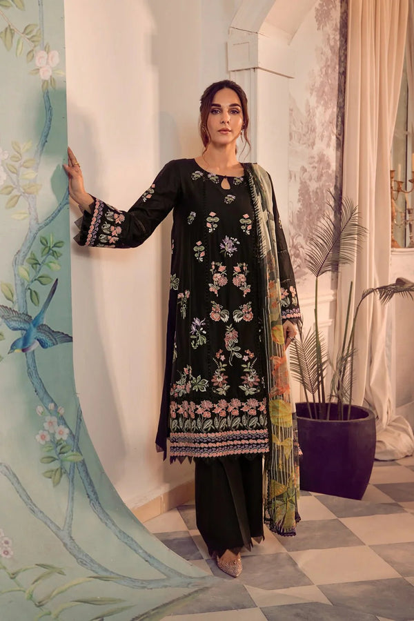 Noosh - 3pc Lawn With Printed Chiffon - NV01D10