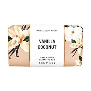 Bath & Body Works - Vanilla Coconut Shea Butter Cleansing Bars 141.75gms