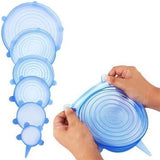 Home.Co - 6pcs Silicone Lids Set