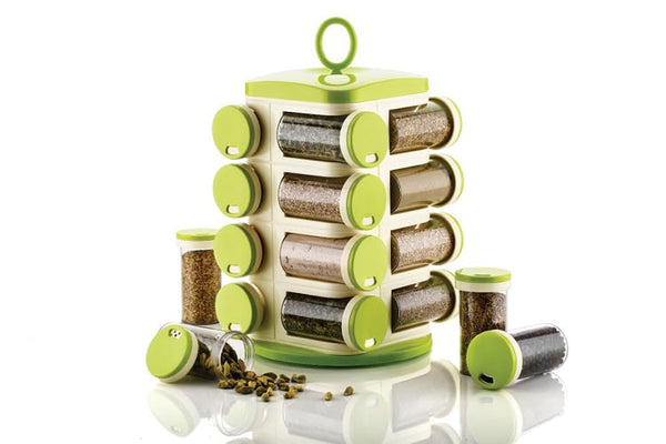 Home.Co - 16pcs Rotating Spice Rack