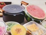 Home.Co - 6pcs Silicone Lids Set