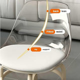 Home.Co - Acrylic Transparent Stool (Random Color)