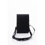 Montivo - Black Shoulder Strap Wallet Bag