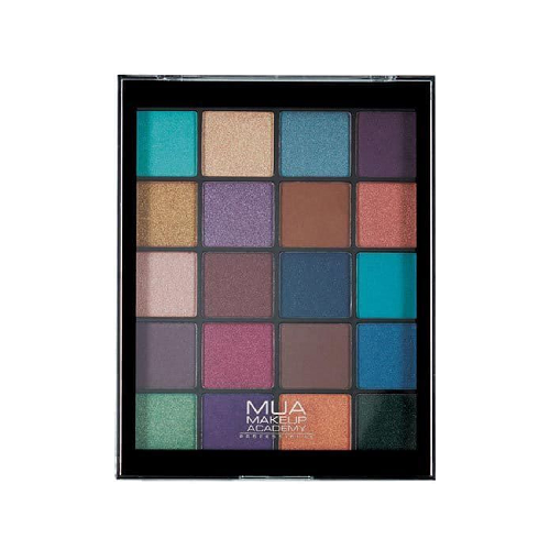 MUA - 20 SHADE EYESHADOW PALETTE - PEACOCK PLUM