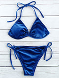 Emerce - Heat Padded String Ribbed Bikini