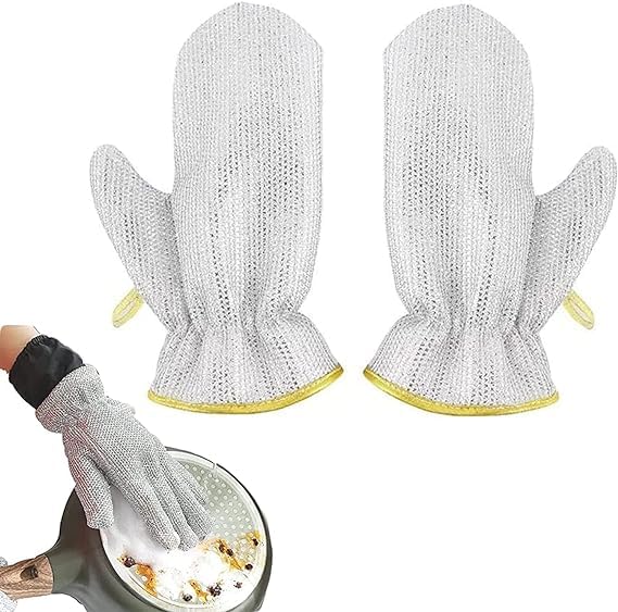 Home.Co- Silver Dishwashing Glove