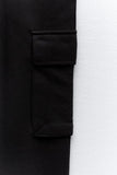 Zara Plush Jersey Cargo Trousers