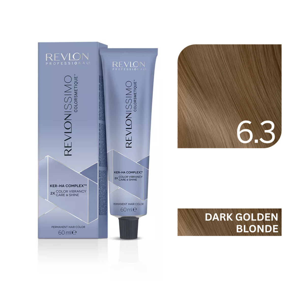 Revlon - Revlonissimo Colorsmetique™ Professional Hair Color - 6.3 Dar ...