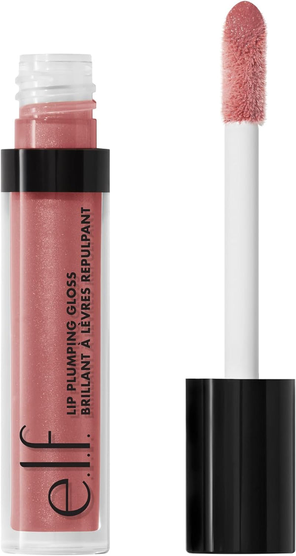 e.l.f - Lip Plumping Gloss, High-Shine Liquid Lip Color Mauve Lady