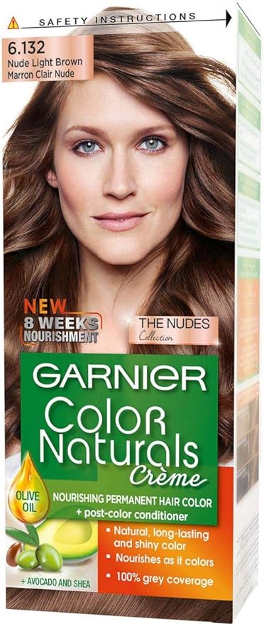 Garnier Color Natural nudes kit 6.132 Nude Light Brown Haircolor