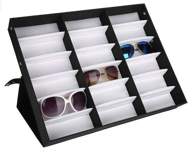 Home.Co- 18 Slot Sun Glasses Organizer