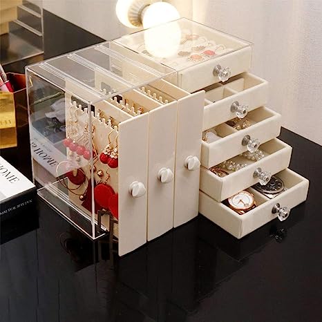 Home.Co - Acrylic 5+3 Jewellery Organizer