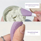 Home.Co - Double Head Silicone Facial Mask Brush