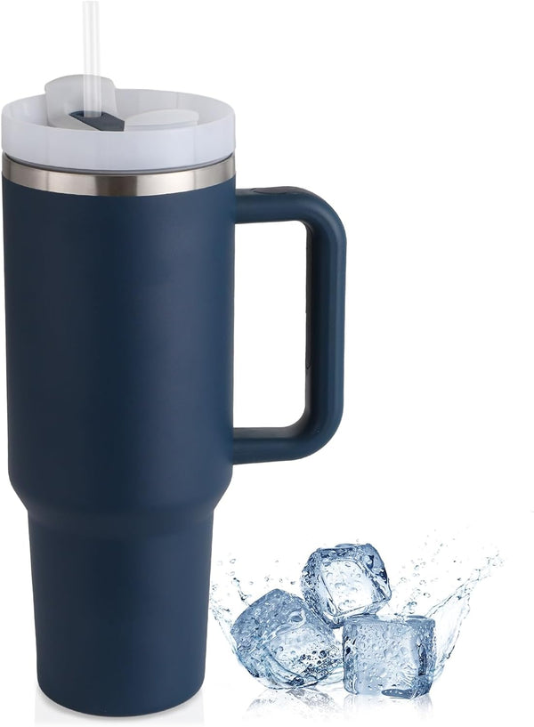 Home.Co - 1Pc Stainless Steel Tumbler (40oz) - Navy Blue