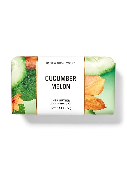 Bath & Body Works - Cucumber Melon Shea Butter Cleansing Bars 141.75gms