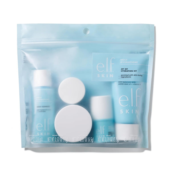 e.l.f - Jet Set Hydration Kit, Travel Friendly Hydrating Skincare Set