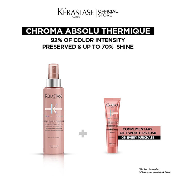 Kerastase - Chroma Absolu Color Protection Anti-Frizz Antioxidant Heat Protectant Serum - 150ml