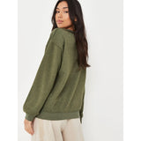 Montivo - Green Oversized LA Sweatshirt