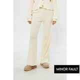 Montivo - (Minor Fault) Lemon Ribbed Boot Cut Trouser
