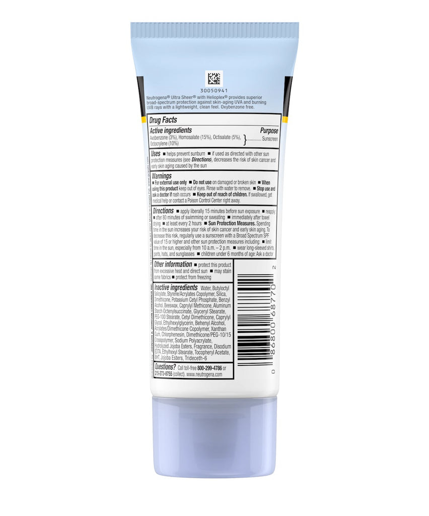 Neutrogena - Ultra Sheer Dry Touch Sunscreen SPF 70 147ml – Bagallery