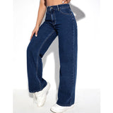 Montivo - High Rise Slouchy Wide Leg Jeans