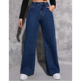 Montivo - High Rise Slouchy Wide Leg Jeans