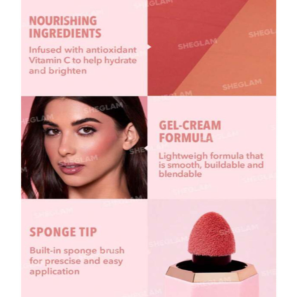 SHEGLAM Color Bloom Liquid Blush Birthday Suit Bagallery