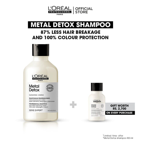 L'Oreal Professionnel - Serie Expert Metal Detox Shampoo 300 ML – Sulphate-Free