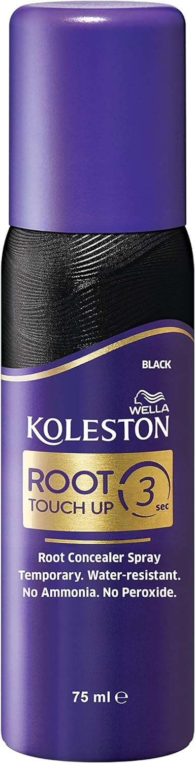 Wella- Koleston Root touch up Hair/Spray 1606 Black-75Ml