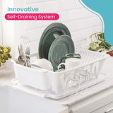 Home.Co - Plastic Kitchen Sink Dish Rack (random Color)