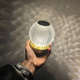 Home.Co- Round Crystal Table Lamp